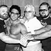 Ole Anderson (far left) with the iconic wrestling group The Four Horsemen. Anderson has died at the age of 81, leaving only four members of the original group alive (Credit: WWE/PWI)
