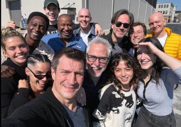 James Gunn shares selfie with Superman: Legacy cast