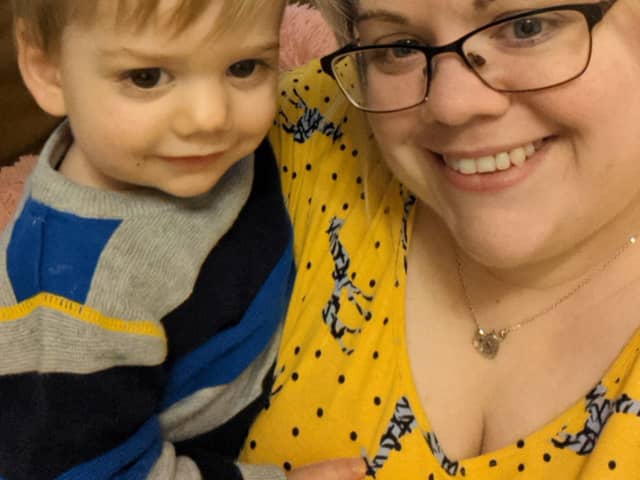Sarah Hedges, 40, with her son Thomas. (Picture: CHECT / SWNS)