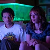 A24 has released the first trailer for their upcoming supernatural horror, "I Saw the TV Glow" (Credit: A24)