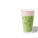 The Iced Strawberry Matcha Latte from the Starbucks Spring 2024 drinks menu. Photo by Starbucks.