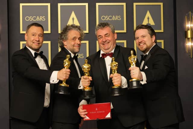  Tristan Myles, Brian Connor, Paul Lambert, and Gerd Nefzer win Oscar for Best Visual Effects for Dune