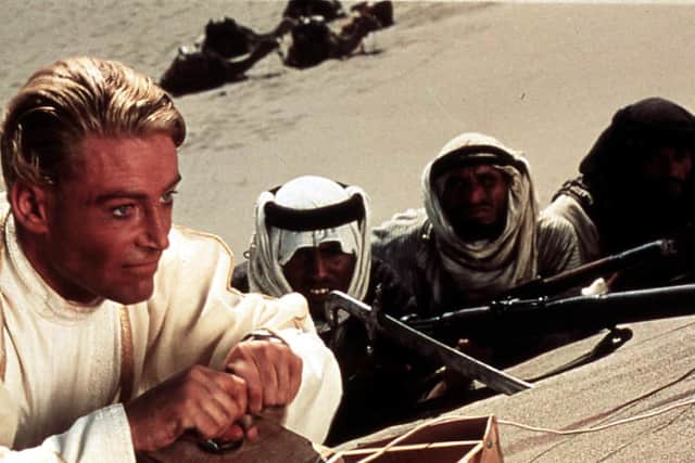 There's desert long shots galore in 1962 war epic Lawrence of Arabia