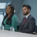 Onyeka Nweze (left) became the sixth contestant to be fired from series 18 of BBC's The Apprentice. Picture: BBC.