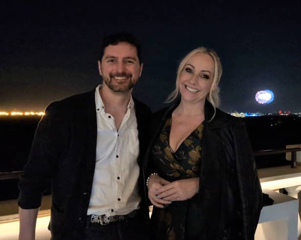 Rebecca Ford, aged 45, and Brendan Scott, also age 45, spent a week in Florida, United States for the ultimate first date after winning a competition from holiday company Ocean Florida. Photo by Ocean Florida.