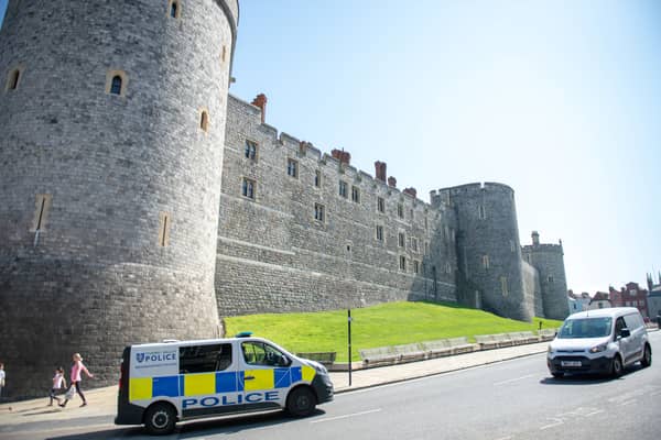 A man has been arrested after allegedly 'snooping around' Windsor Castle's garden. Picture: SWNS