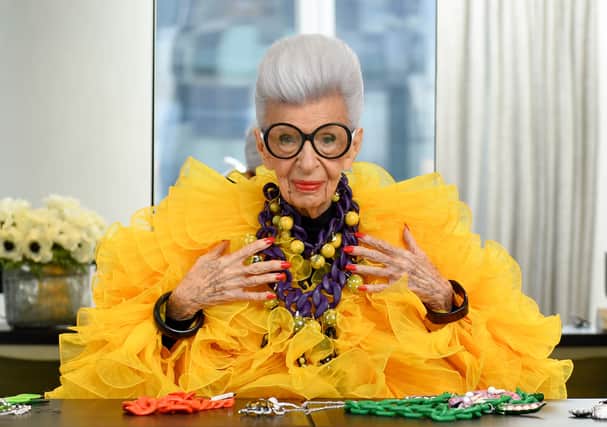 'Accidental' fashion icon Iris Apfel dies aged 102