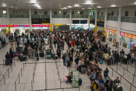 Fears are looming over Easter holiday travel chaos as border force staff at Heathrow Airport are threatening to strike. (Photo: Getty Images)