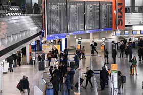 Thousands of flights and trains are expected to be cancelled this week in Germany after Lufthansa staff and train drivers announce strikes. (Photo: AFP via Getty Images)