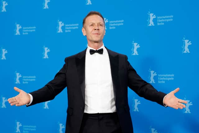 Italian pornographic actor, director and producer Rocco Siffredi poses during a photo call for the film 'Supersex' presented in the Berlinale Special section during the 74th Berlinale film festival in Berlin, Germany on February 22, 2024.
