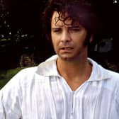 Colin Firth as Mr Darcy in a 1995 adaptation of 'Pride and Prejudice' wearing an iconic white shirt, which has now been sold for charity at an auction. Photo by BBC.