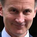 Chancellor of the Exchequer Jeremy Hunt leaves 11 Downing Street in central London on March 6, 2024 present the government's annual budget to Parliament.