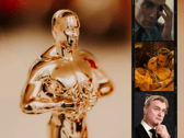 Oscars 2024 Credit: Canva/Warner Bro/Searchlight/Getty)
