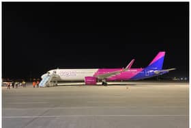 I am on Wizz Air's 'Let's Get Lost' mystery holiday trip - and I've touched down in the unknown location... Picture: Isabella Boneham