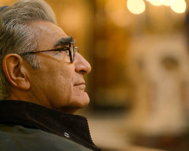 Canadian actor and comedian, Eugene Levy, visited Glasgow for the new season of his Apple TV travel series, The Reluctant Traveler. Picture: Apple TV