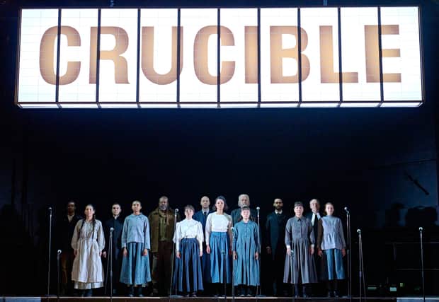 Arthur Miller's The Crucible performed at The Crucible theatre in Sheffield