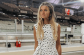 Estelle Ogilvy, the girlfriend of F1 and F2 driver Oliver Bearman. Photo by Instagram/silly_lettuce.