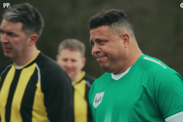 Brazil legend Ronaldo turned out for a Sunday League side