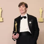 Cillian Murphy, winner of the Best Actor in a Leading Role award for 'Oppenheimer' poses in the press room during the 96th Annual Academy Awards at Ovation Hollywood on March 10, 2024 in Hollywood, California. (Photo by Rodin Eckenroth/Getty Images)