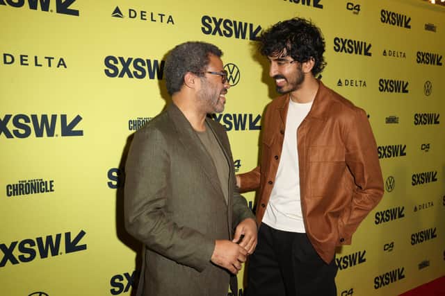 (L-R) Jordan Peele and Dev Patel attend as Universal Pictures presents the SXSW premiere of "Monkey Man" at The Paramount Theater on March 11, 2024 in Austin, Texas. (Photo by Roger Kisby/Getty Images for Universal Pictures)