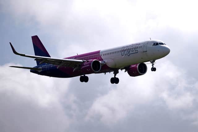 A British doctor on board a Wizz Air flight from Jordan to London helped deliver a baby after a woman went into labour mid-air. (Photo: AFP via Getty Images)