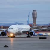 A Boeing 777 United Airlines flight was spotted taking off with a "hydraulic leak" and was forced to emergency land - the fifth Boeing incident in a week. (Photo: Getty Images)