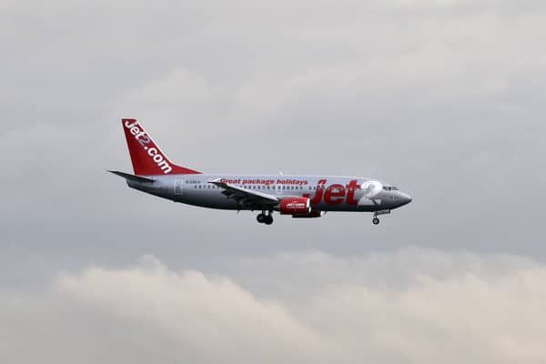 A Jet2 flight from Leeds Bradford Airport to Lanzarote was forced to emergency land in Manchester due to a "bird strike" shortly after take-off. (Photo: AFP via Getty Images)