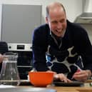 Prince William paid tribute to his wife whilst decorating biscuits along with young people during a visit to WEST,  the new OnSide Youth Zone in Hammersmith and Fulham in London 