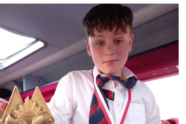Llŷr Davies, 16, died following a crash involving a dumper track