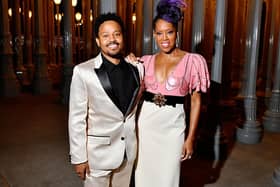 Ian Alexander Jr. and Regina King attending the 2019 LACMA Art + Film Gala Presented By Gucci at LACMA on November 02, 2019 in Los Angeles, California. 