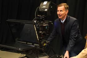 Jeremy Hunt MP is set to be a guest on this weekend's "Sunday with Laura Kuenssberg" programme (Credit: Own Humphreys/PA Wire)