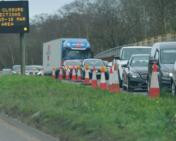 National Highways has warned motorists that there are major delays on the M25 and its diversion routes amid the closure of the motorway. (Photo: Yui Mok/PA Wire)