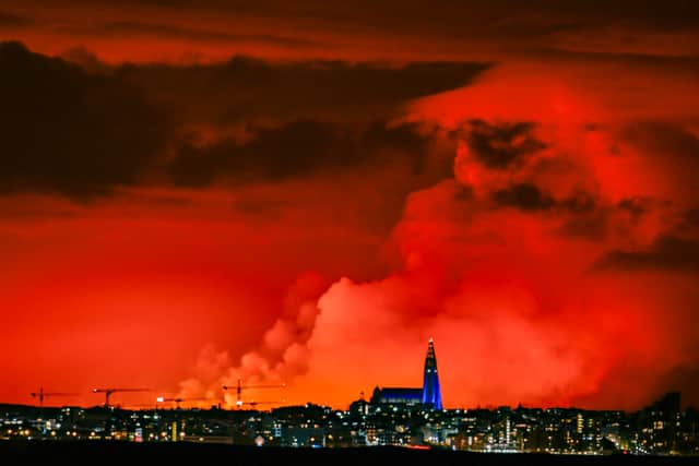 The Foreign Office has issued its travel advice to UK tourists heading to Iceland as holidaymakers are being evacuated following another volcano eruption. (Photo: AFP via Getty Images)