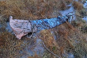 A contractor, who at first thought he had discovered human remains, has found a Second World War plane propeller wrapped in potato sacks in a Scottish peat bog. (Photo: National Trust for Scotland)