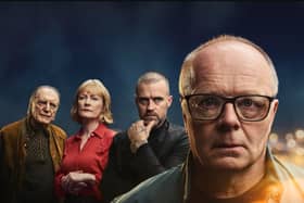 Coma on Channel 5 stars  Jason Watkins, Jonas Armstrong, Claire Skinner and David Bradley. Picture: Channel 5