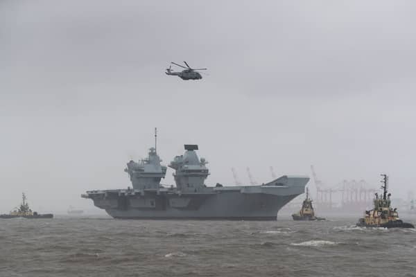 Royal Navy carrier HMS Prince of Wales will arrive at Rotterdam port for a "five-day visit" amid deployment for largest NATO exercise. (Photo: Getty Images)