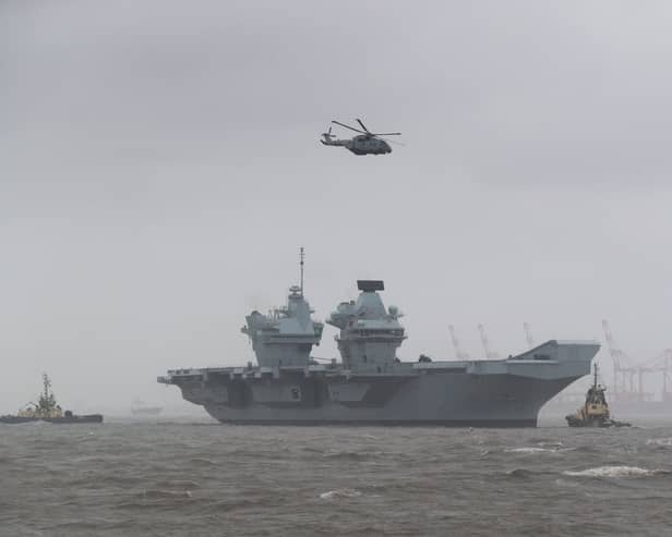 Royal Navy carrier HMS Prince of Wales will arrive at Rotterdam port for a "five-day visit" amid deployment for largest NATO exercise. (Photo: Getty Images)