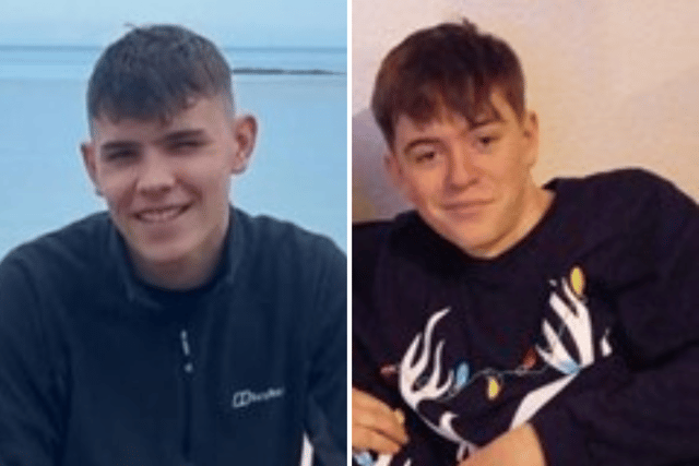Kyle Marshall, 19, and Jayden McConnell, 17, were killed in a fatal collision in Stirling on Sunday, March 17. (Credit: Police Scotland)