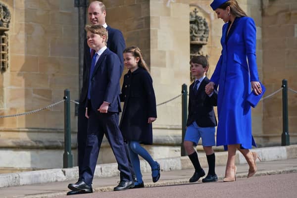 The Princess of Wales could make a 'soft return' for the Easter church service.She attended the Easter Mattins Service at Windsor Castle with her family on April 9, 2023 in Windsor, England