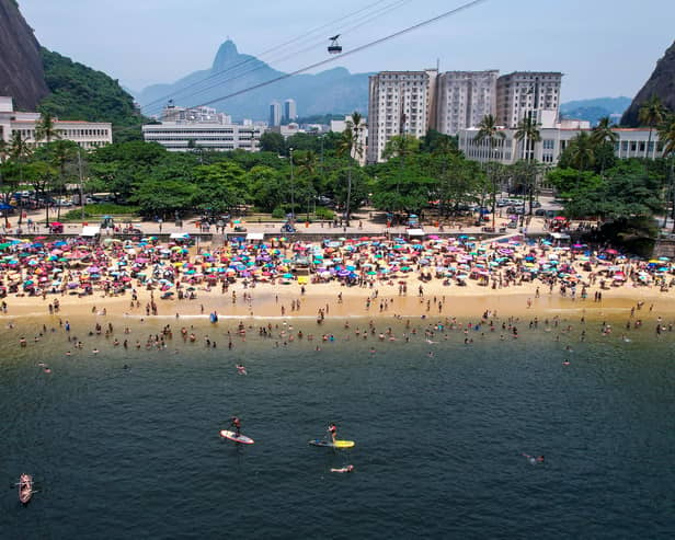 Travel warning issued to UK holidaymakers as brutal Brazil heatwave hits record temperatures of 62C in Rio de Janeiro. (Photo: Getty Images)