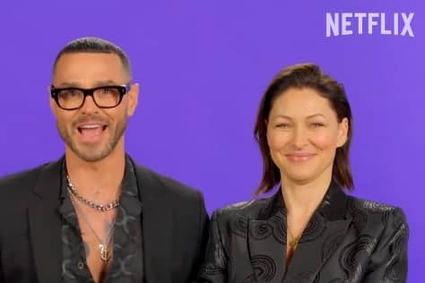 Emma Willis and her husband Matt Willis have announced the release date of season 1 of 'Love Is Blind UK' on Netflix. Photo by Netflix.