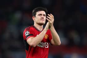 England and Manchester United defender Harry Maguire has said that the Tories "had no permission" to use an image of him online when promoting the Football Governance Bill. (Credit: Getty Images)