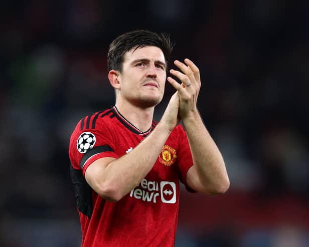 England and Manchester United defender Harry Maguire has said that the Tories "had no permission" to use an image of him online when promoting the Football Governance Bill. (Credit: Getty Images)