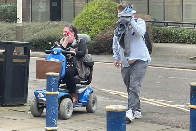 Kayleigh Driver and Michael Davis arriving at Leicester Crown Court during their trial. Davis was on Friday convicted of the murder of his four-month-old son Ollie Davis, while Driver was acquitted of murder and causing grievous bodily harm but found guilty of causing of allowing the death of a child, and causing or allowing serious injury. Both will be sentenced on April 10 Picture: Matthew Cooper/PA Wire 