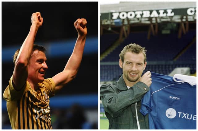 Two former footballers raise money for MND. Picture: Getty Images