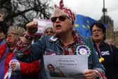 Members of Women against State Pension Inequality (WASPI) protest outside the Houses of Parliament in 2019 (Photo: ISABEL INFANTES/AFP via Getty Images)