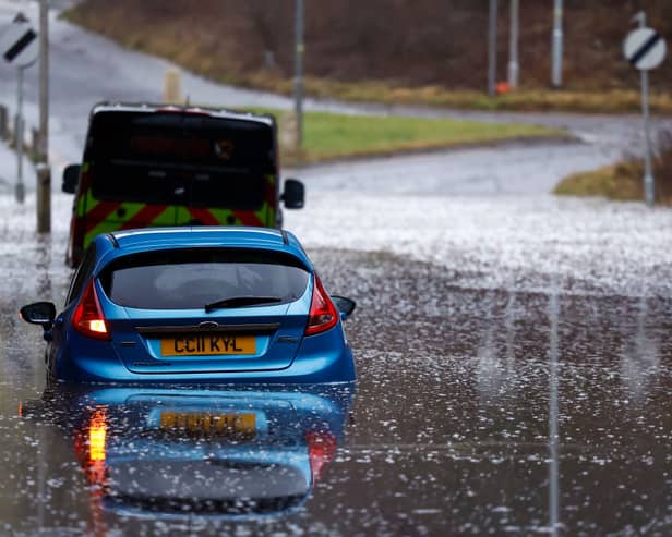 The number of homes and businesses at risk of flooding in Scotland is set to increase as much as 40% by 2080 (Photo: Jeff J Mitchell/Getty Images)