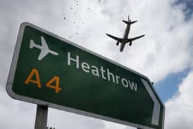 The two planes collided while at Heathrow Airport