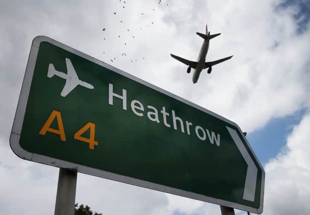 The two planes collided while at Heathrow Airport