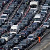 Drivers are being warned of 'carmageddon' this Easter, with more than 14 million journeys expected throughout the holiday period. (Credit: Gareth Fuller/PA Wire)